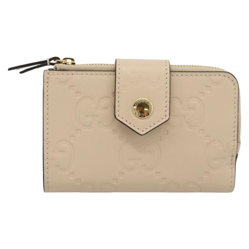 Gucci GG Canvas Guccissima Wallet Beige